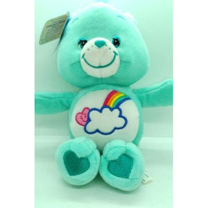8" NWT Bashful Heart Care Bear Collector's Edition Series 3 Rainbow 2005
